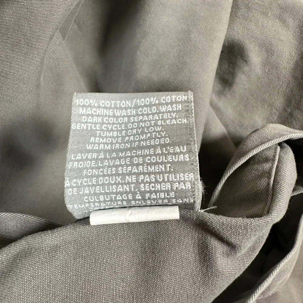 RH TEEN‎ Gray Cotton Pillow Shams Set of 2 Standard Size Restoration Hardware